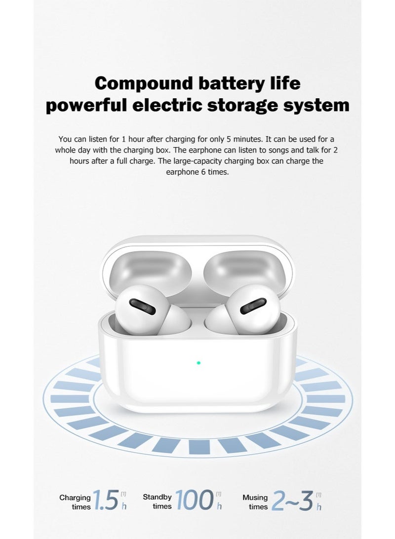 VFAN T03 True Wireless Earbuds, In-Ear Bluetooth 5.3Headphones, Bluetooth Earbuds with Easy Touch Control, Light-Weight Comfortable Earphones Noise Reduction Clear Call, Soft Ear Tips Ergonomic Fit for Daily Use Work Study Travel - Image 3